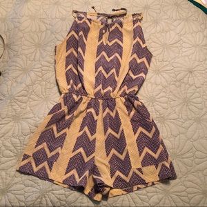 Pretty sleeveless romper